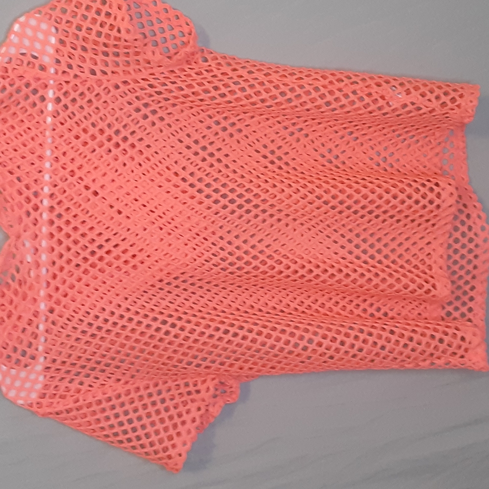 Mesh T shirt Neon Pink